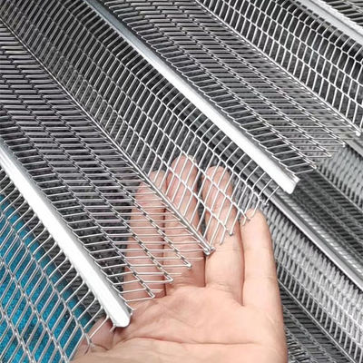 0.25mm 0.3mm Rib Lath Sheet SS Carbon Steel Metal Mesh Lath Sheet