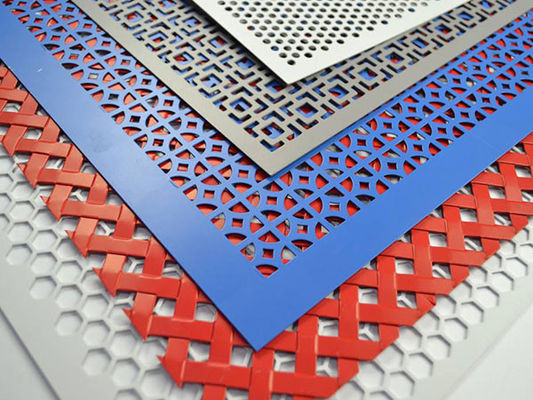 Acid Resistant Decorative Perforated Metal Mesh Screen Stainless Steel