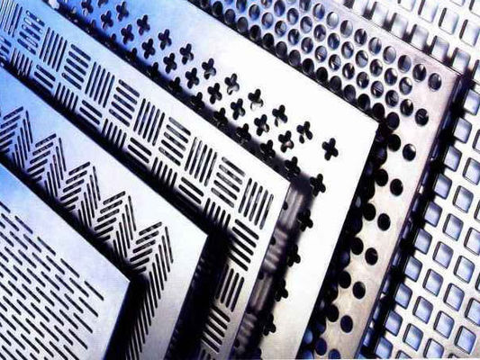 Acid Resistant Decorative Perforated Metal Mesh Screen Stainless Steel