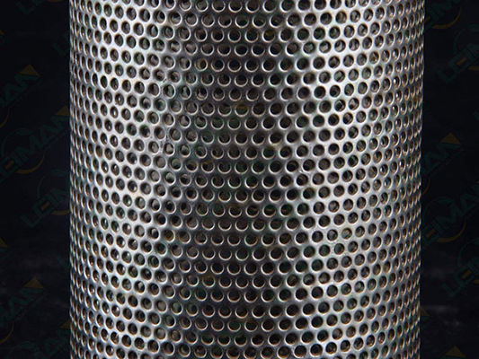 Acid Resistant Decorative Perforated Metal Mesh Screen Stainless Steel