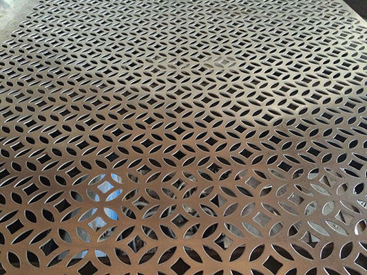 Acid Resistant Decorative Perforated Metal Mesh Screen Stainless Steel