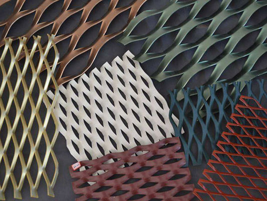 1.0mm 1.2mm Galvanised Expanded Mesh Aluminum Expanded Wire Mesh
