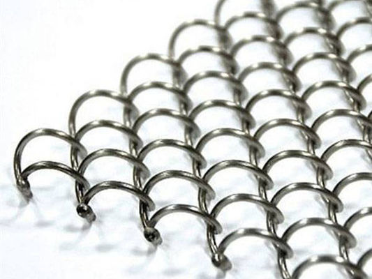 Facade Partition Metal Coil Drapery Stainless Steel Aluminum Alloy