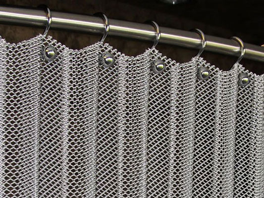 Facade Partition Metal Coil Drapery Stainless Steel Aluminum Alloy