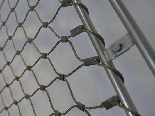 1.5mm 2.5mm 3.5mm Decorative Screen Mesh 304L 316L Stainless Steel Rope Mesh