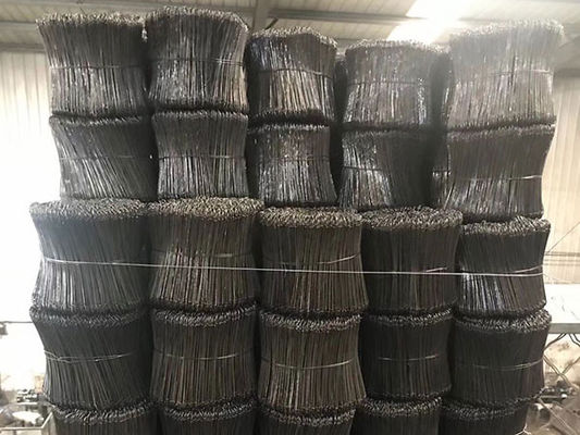 Green Galvanized Double Loop Wire Ties Black Annealed 3 Inch - 40 Inch Length