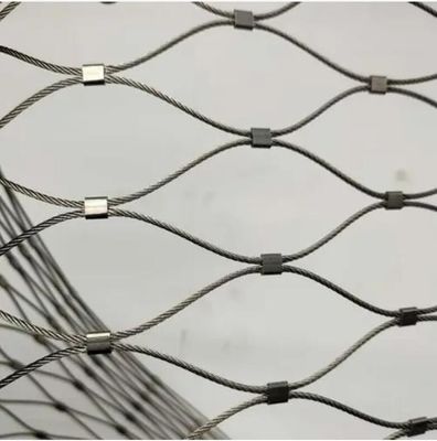 1.5mm 2.5mm 3.5mm Decorative Screen Mesh 304L 316L Stainless Steel Rope Mesh
