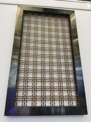 Rust Resistant Decorative Metal Mesh Screen Stainless Fireplace Screen Wire