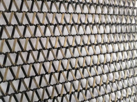 1mm-1.2mm Wire Decorative Screen Mesh For Suspended Ceilings