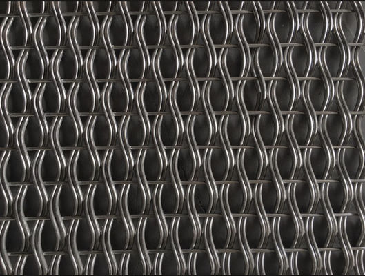 Copper Decorative Screen Mesh Customization Pattern For Fall Protection Safety