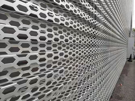 1.0mm Thin Perforated Metal Sheet Aluminum Perforated Metal Screen Sheet