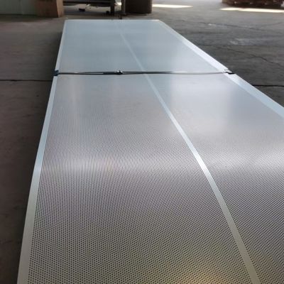 0.12mm Thickness Perforated Steel Mesh 1.5m Length Gi Perforated Sheet