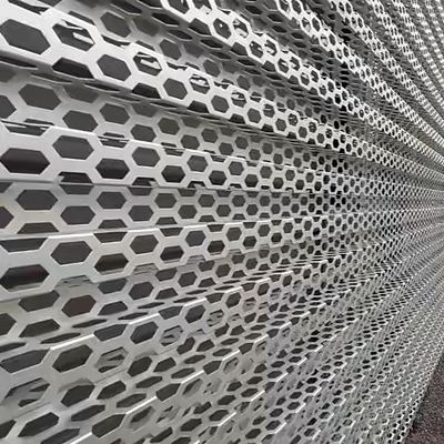 Aluminium Metal Perforated Mesh Powder Coated Perforated Metal