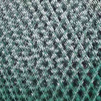 3.4mm Selvedge Welded Razor Mesh Corrosion Resistance Round Shape
