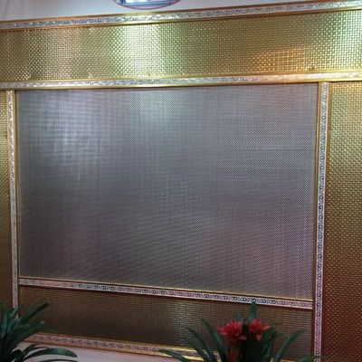 1.0mm 1.2mm Decorative Screen Mesh For Building Facades Fireproof