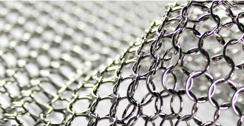 Stainless Steel Ring Mesh Decorative Curtain Ring Mesh