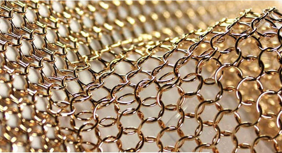 Fall Protection Decorative Metal Mesh Screen for Customization in Various Colors