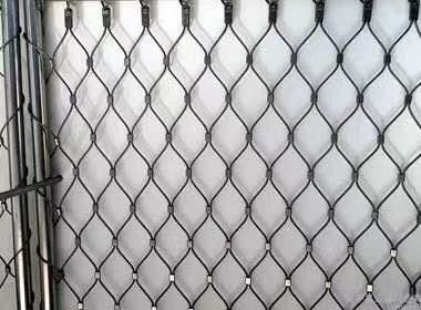Black Oxide Bird Stainless Steel Rope Mesh 7 X 7