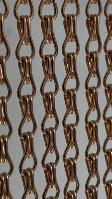 Modern Unique Metal Mesh Curtains Window Treatment
