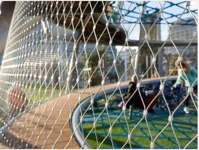 Building Facades Galvanized Or PVC Coated Construction Screen Mesh with Wire Diameter 0.5mm-5mm