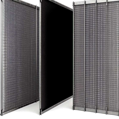 Stainless Steel Woven Wire Mesh Screens Black and Durable for Your Business Solutions