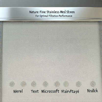 Nature Stainless Steel Fine Mesh Screen for Optimal Filtration Performance