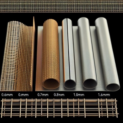 0.6mm 0.7mm 0.8mm 0.9mm 1.0mm 1.6mm Woven Metal Screen for Sustainable and Eco-Friendly Applications