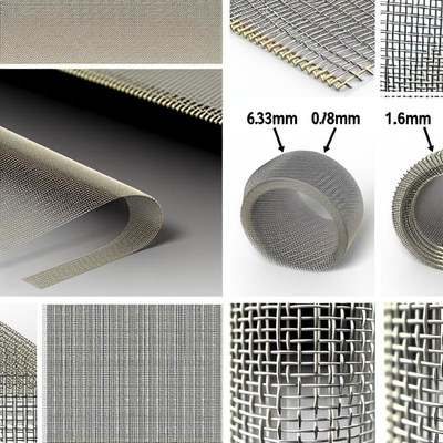1-635mesh Woven Screen Mesh Nature Wire Diameter 0.6mm 0.7mm 0.8mm 0.9mm 1.0mm 1.6mm